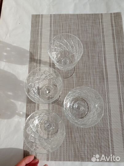 Фужеры хрустальные СССР