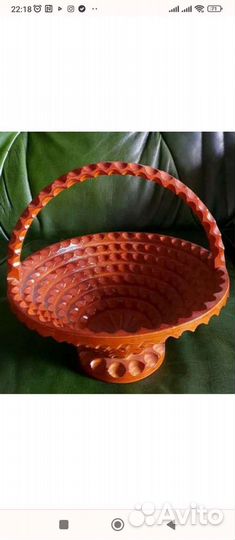 Корзинка деревянная, декоративная