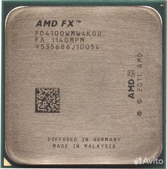 AMD FX-4100 FD4100W 3.6 GHz 4core 95W 5200MHz AM3+