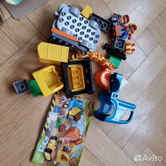 Конструктор lego duplo грузовик экскаватор