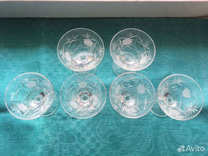 Рюмки для аперитивов/ликёров, хрусталь, Германия