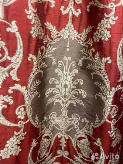 Винтажные шторы под шёлк