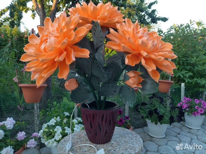 Тройной светильник ручной работы