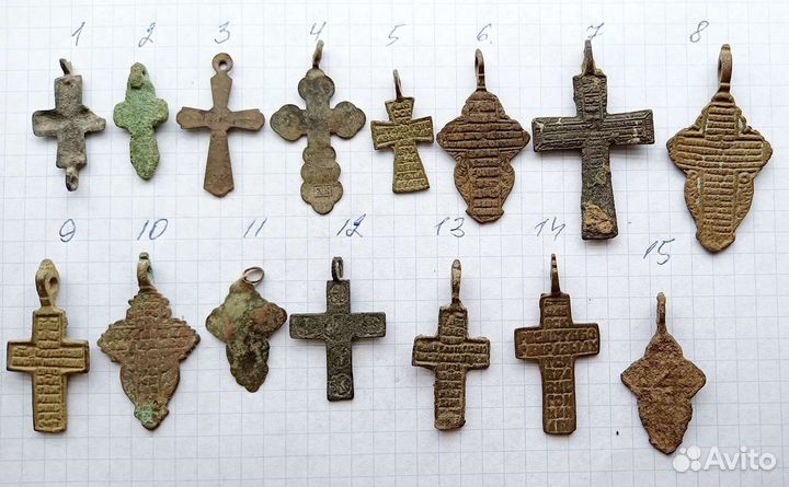 Крестики 17-19 век
