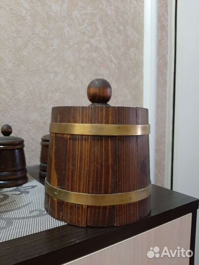 Бочонки деревянные для сыпучих продуктов