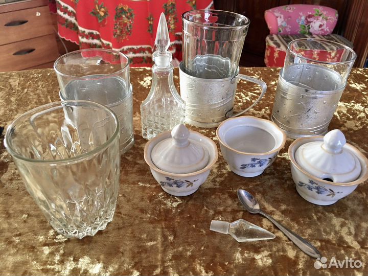 Вазы, стекло, фарфор СССР, другое