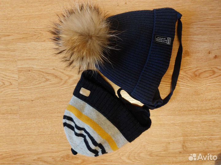 Шапки на мальчика 2 шт
