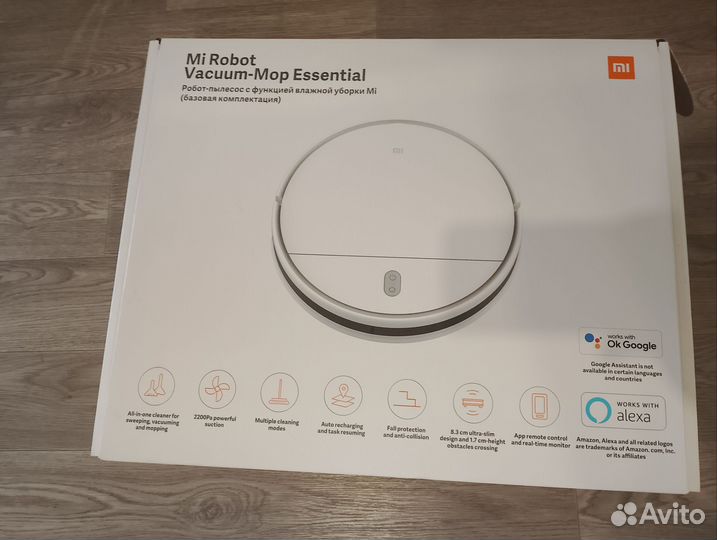 Робот пылесос xiaomi mi robot vacuum mop