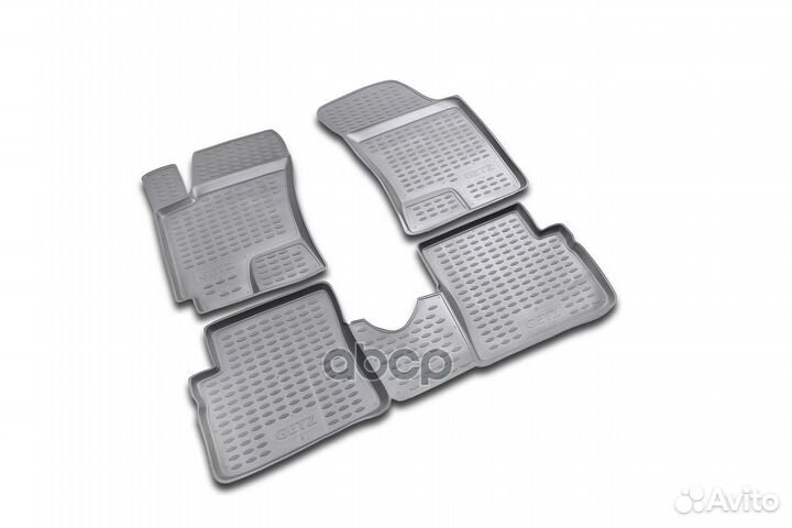 Коврики в салон hyundai Getz 2002, 4 шт. (пол