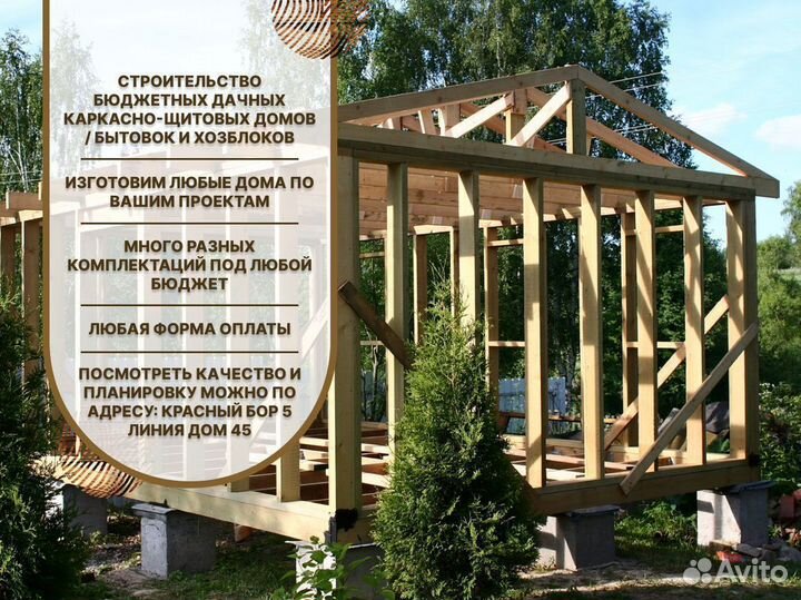 Каркасно щитовые дома от производителя