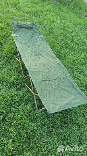 Раскладушка с подголовником