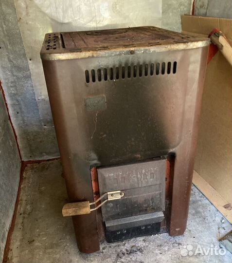 Печка буржуйка чугунная
