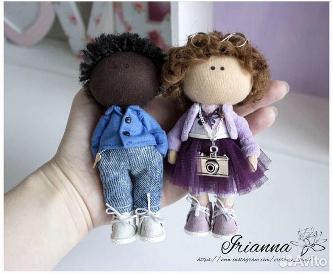 Портретная кукла ручной работы