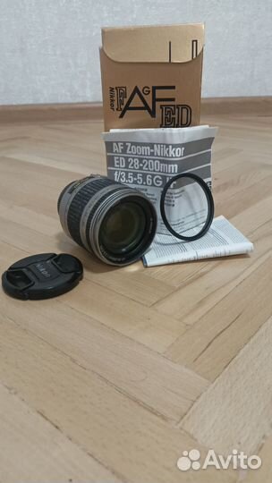 Объектив Nikоn AF Nikkоr 28-200mm F/3.5-5.6 G еd