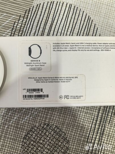 Часы apple watch 8 45 mm