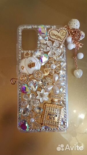 Чехол samsung А 51 со стразами