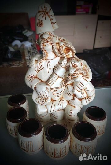 Подарочный набор, стопки и графин