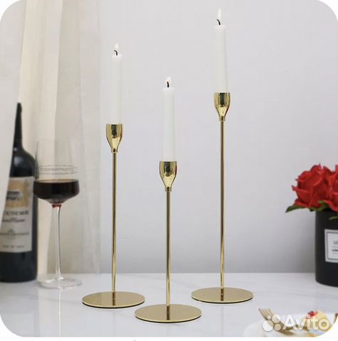 Подсвечник железный