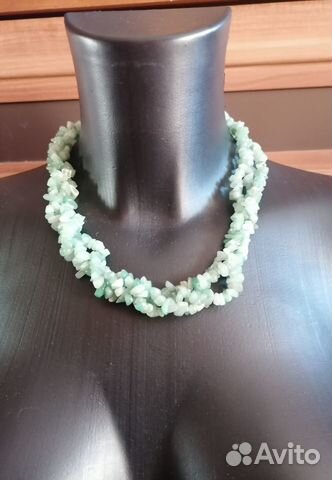 Бусы из нефрита