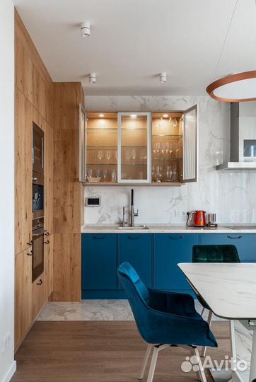 Прямая кухня на заказ. Фабрика