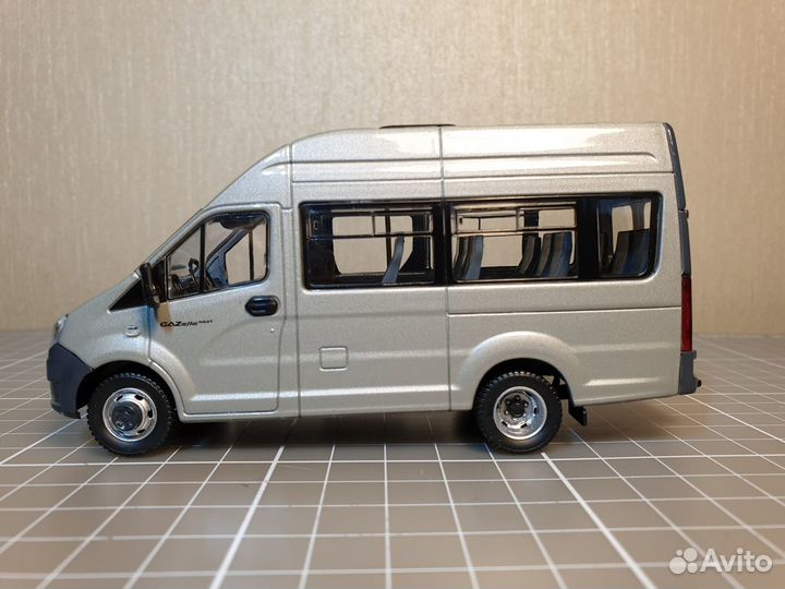 Газель Next A65R22 пассажирская, серый металлик