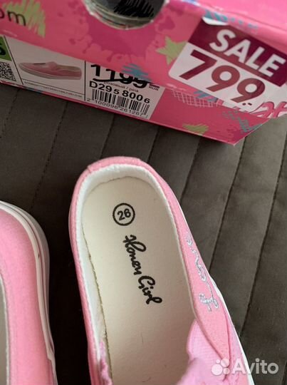 Слипоны 26 размер