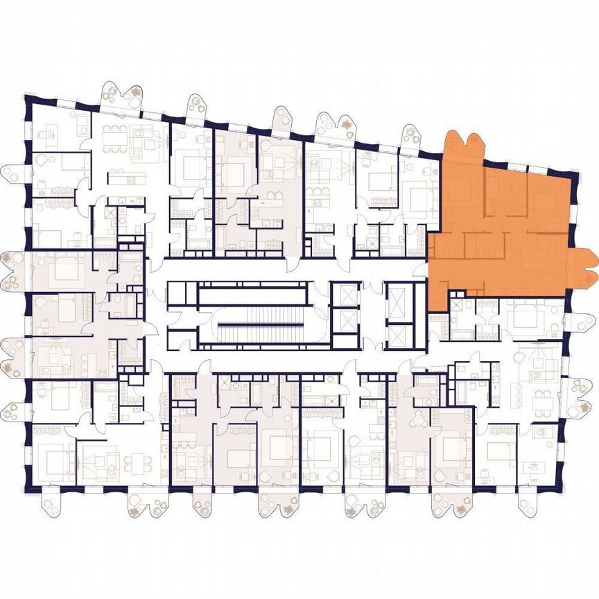 3-к. квартира, 90,2 м², 16/24 эт.