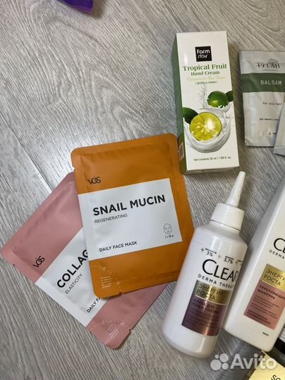 Набор уходовой косметики пакетом новый