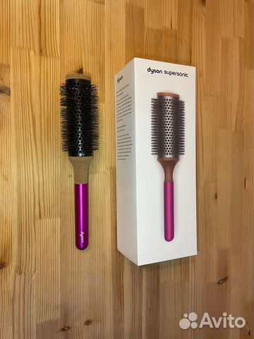 Расческа щетка брашинг Dyson 35 мм Фуксия