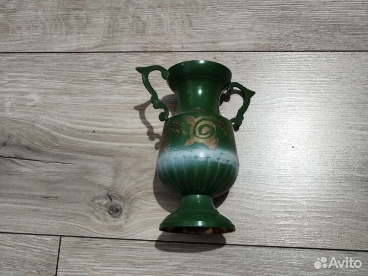 Ваза для цветов СССР латунь