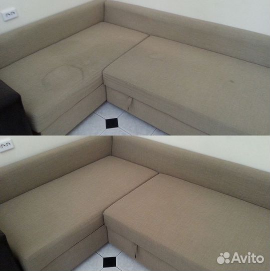 Профессиональная химчистка мягкой мебели на дому