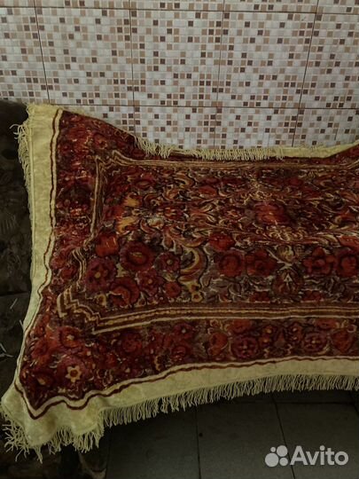 Велюровая скатерть СССР 60-70 годов