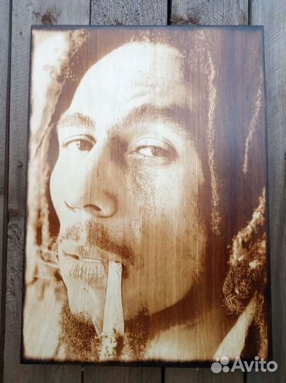 Выжигание на дереве картин и портретов. На заказ