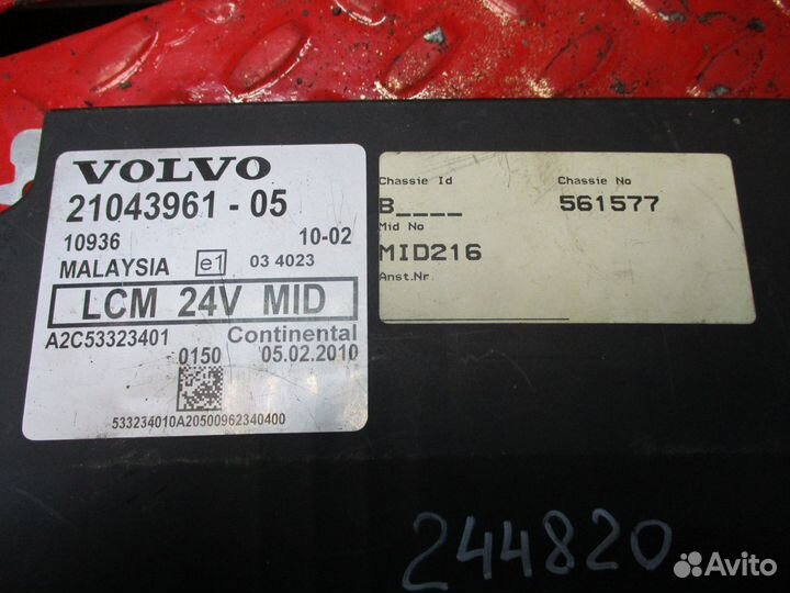 Блок управления освещением Volvo FH 21043961