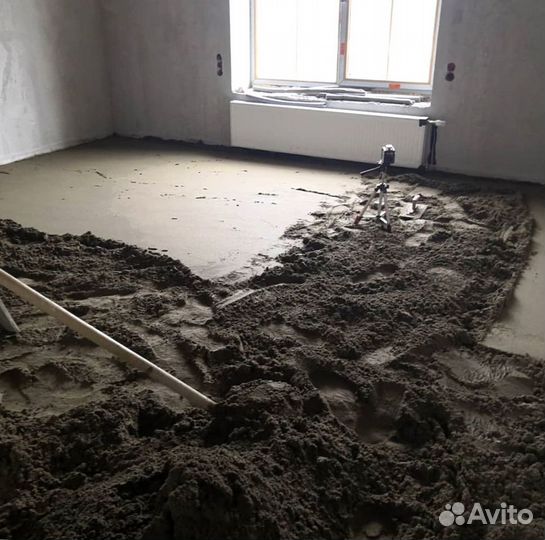 Полусухая стяжка пола