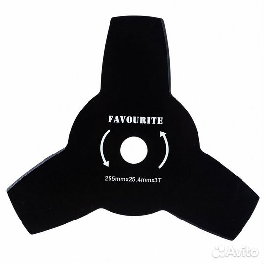 Нож для триммера favourite FBT3Zknife 255*25.4 мм