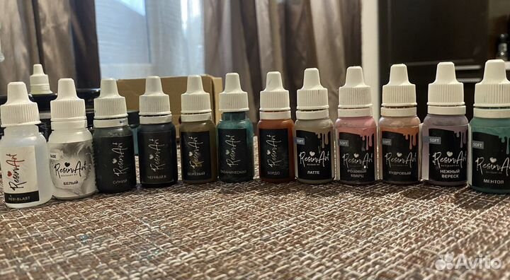 Красители ResinArt+Resi-Blast