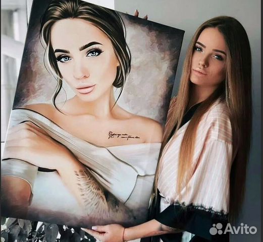 Портрет на холсте по фотографии