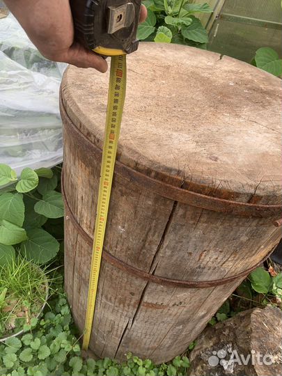 Пень колода дубовая для рубки мяса