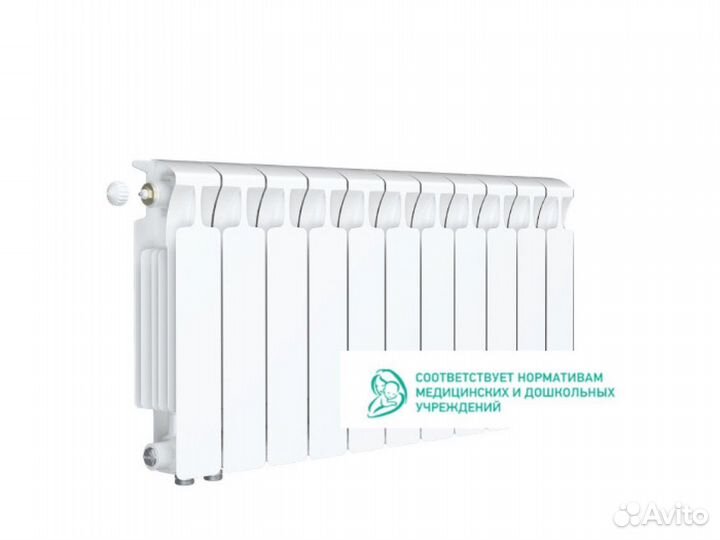 Rifar Monolit Ventil 350 11 секций, нижнее левое п