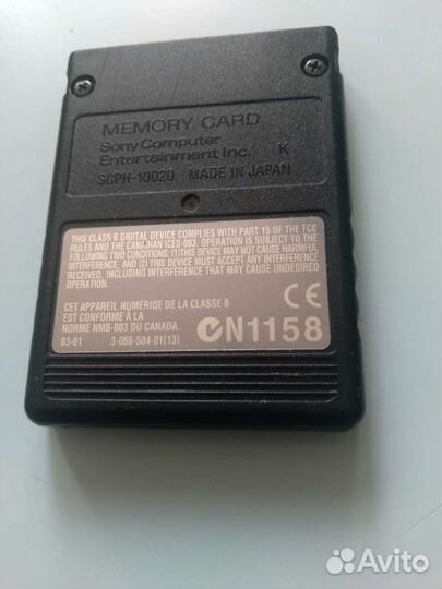Карта памяти Sony PS2 Japan