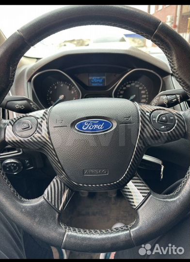 Карбон Накладки руля форд фокус 2,3