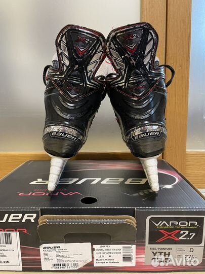 Хоккейные коньки bauer vapor x2,7 YTH 13,5 D