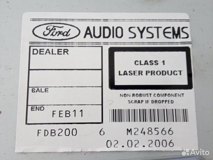 Штатная магнитола Форд Фокус 2