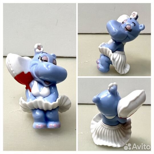 Игрушки Киндер Бегемотики разные коллекции