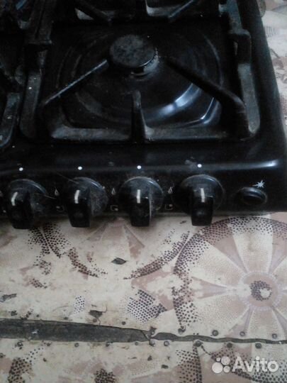 Газовая варочная панель 4 конфорки гефест