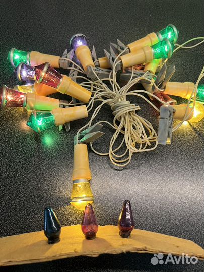 Елочная гирлянда СССР 