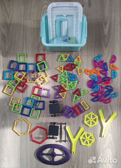 Магнитный конструктор новый