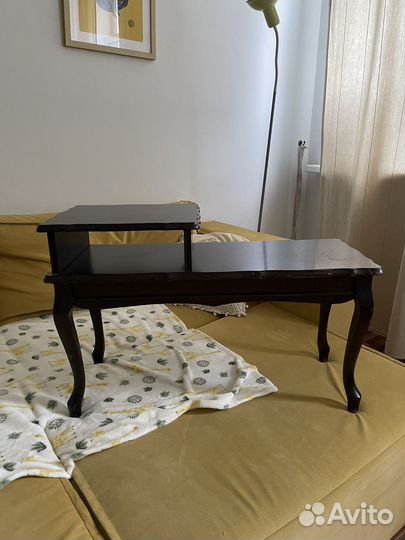 Винтажный столик-банкетка