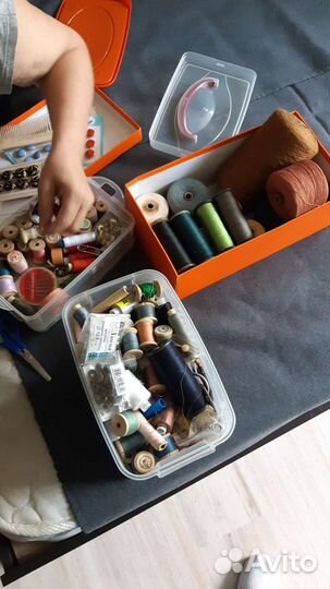 Нитки швейные фурнитура рукоделие